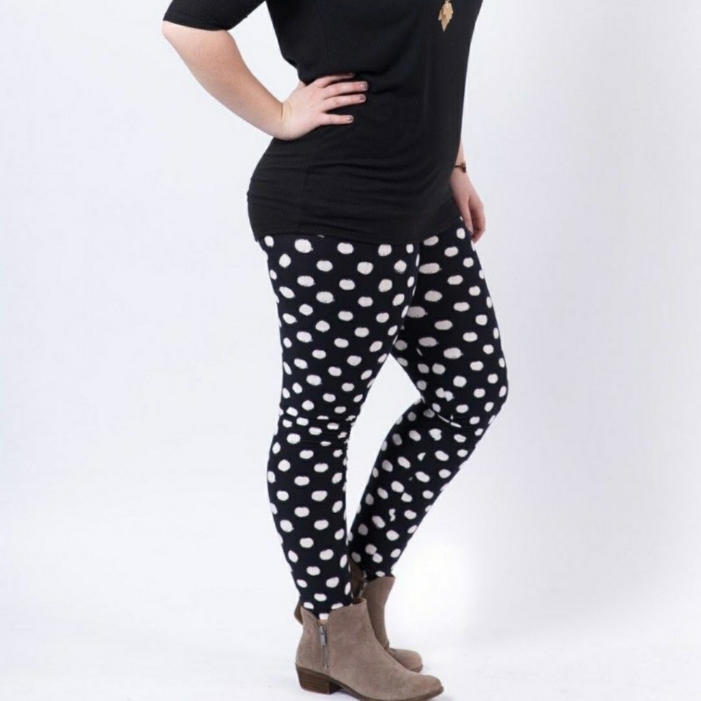 Agnes & Dora Leggings, mini dots